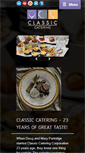 Mobile Screenshot of classiccateringcorp.com